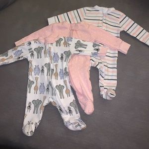 Hudson Baby Preemie Sleepers